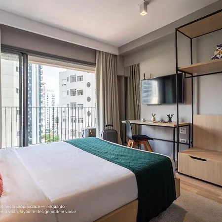 Apartamentos Novos Proximos Ao Masp E A Metros Da Estacao Consolacao E Avenida Paulista - Next Haddock Sao Paulo Room photo
