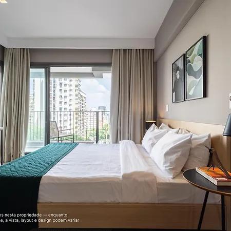 Apartamentos Novos Proximos Ao Masp E A Metros Da Estacao Consolacao E Avenida Paulista - Next Haddock Sao Paulo Room photo