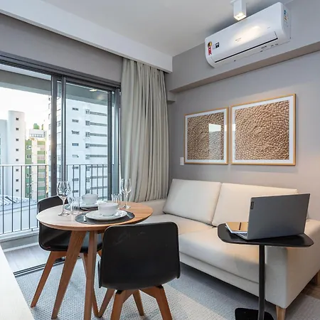 Apartamentos Novos Proximos Ao Masp E A Metros Da Estacao Consolacao E Avenida Paulista - Next Haddock Sao Paulo Exterior photo